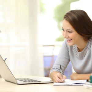 Woman Using Computer • ce teen relationship violence • Affordable Online Classes • Mandatory Classes • Court Ordered Classes • CE Classes • www.affordableonlineclasses.com